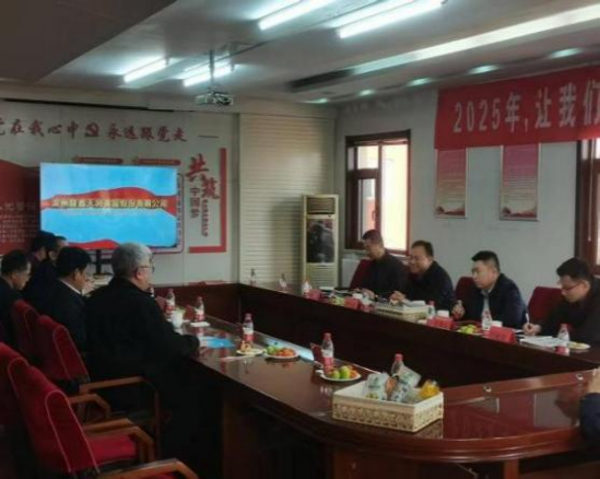 河北省高碑店市委书记贾伟斌来司考察